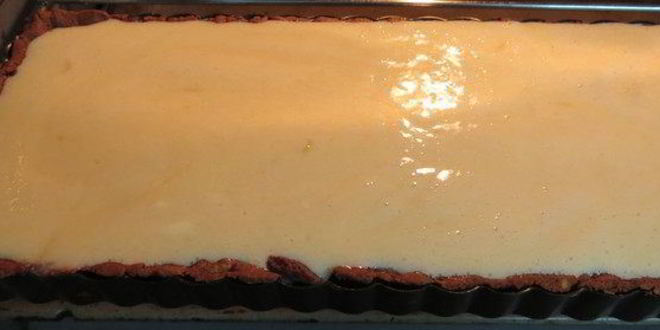 Рецепт шоколадна-лимонного тарт