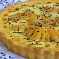 Рецепт Шоколадна-сливочного тарт с фруктами