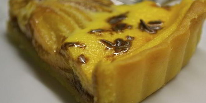 Рецепт шоколадна-сливочного тарт с фруктами