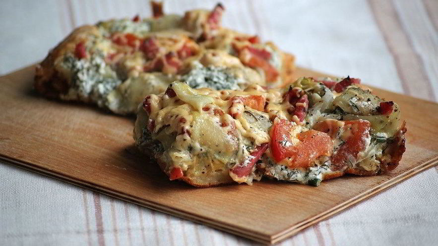 Рецепт тарта фламбе