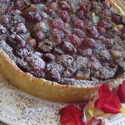 Рецепт Тарта Малиново-грушевый перезвон