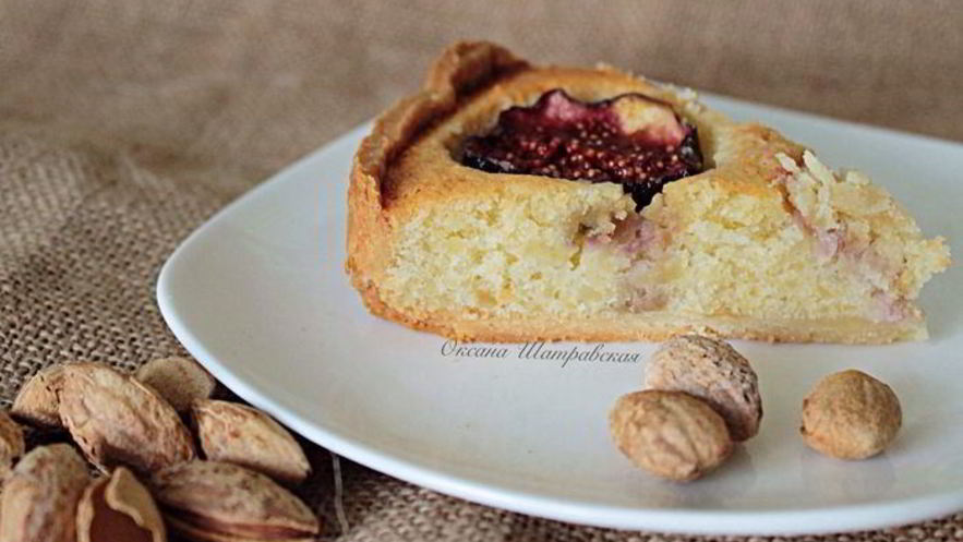 Рецепт тарта миндально-инжирный