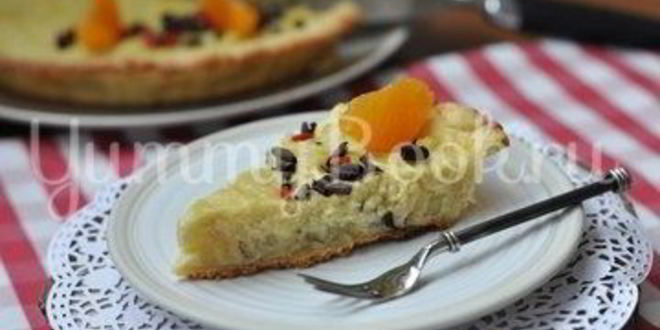 Рецепт тарта с бананом и кокосовым молоком