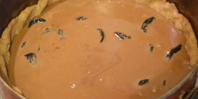 Рецепт тарта с черносливом и нежнейшим шоколадным ганашем