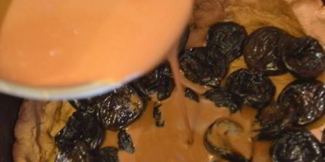 Рецепт тарта с черносливом и нежнейшим шоколадным ганашем