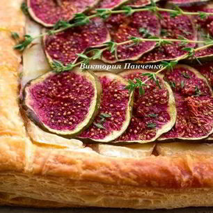 Рецепт Тарта с инжиром и сыром бри