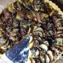 Рецепт Тарта с картофелем и голубым сыром