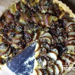 Рецепт Тарта с картофелем и голубым сыром