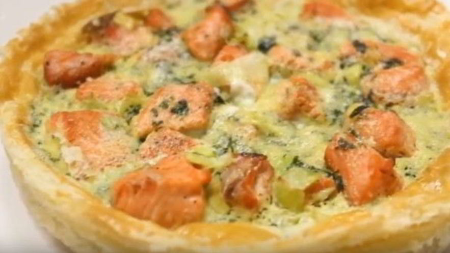 Рецепт тарта с кижучем и базиликом