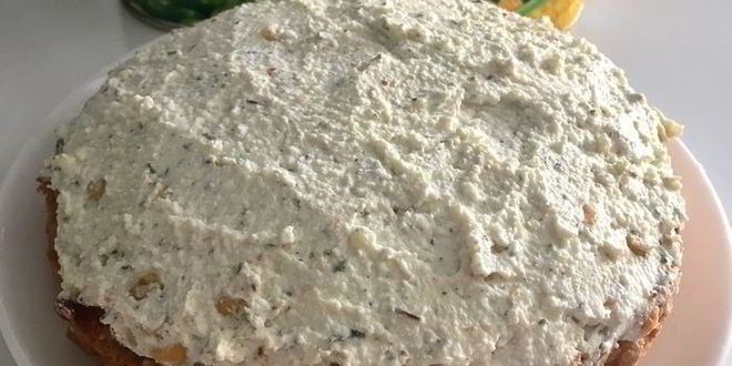 Рецепт тарта с творогом, овощами и зеленью