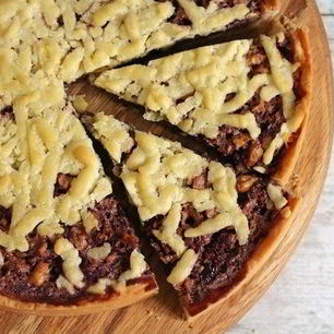 Рецепт Тарта с вишней и грецкими орехами