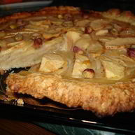 Рецепт Тарта с яблоками и медовой заливкой