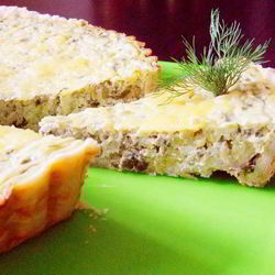 Рецепт Тарта с зеленым горошком