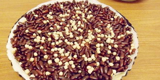 Рецепт тарта с зеленым горошком