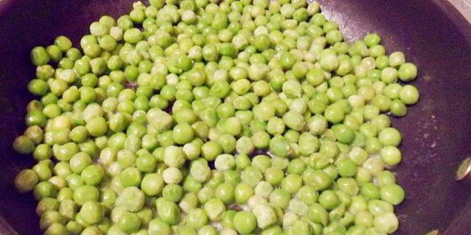 Рецепт тарта с зеленым горошком