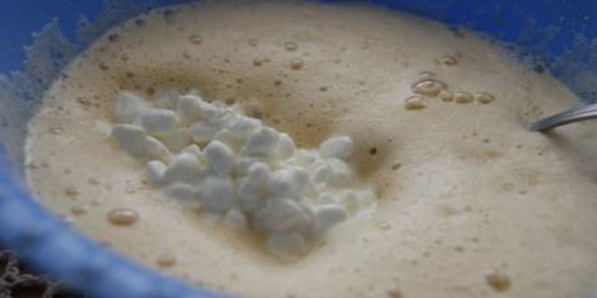 Рецепт тарта с зерненым творогом и медом