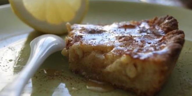 Рецепт тарта с зерненым творогом и медом