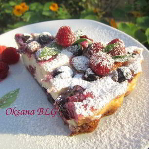 Рецепт Тарта ягодно-творожный