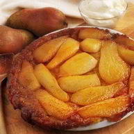 Рецепт Тонкого грушевого тарта с корицей