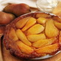 Рецепт Тонкого грушевого тарта с корицей