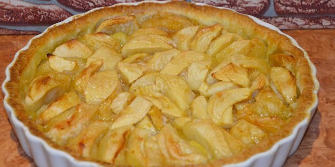 Рецепт яблочного тарта из яблок