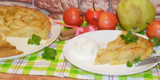 Рецепт яблочного тарта из яблок