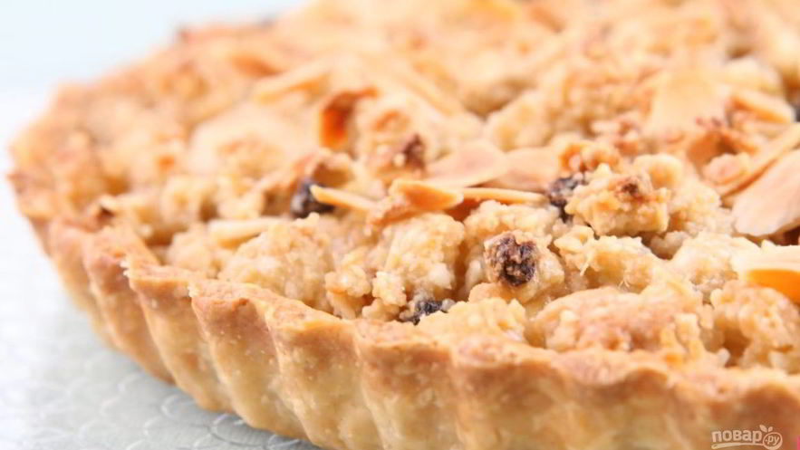 Рецепт яблочного тарта с миндалем