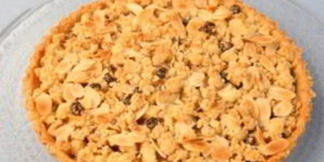 Рецепт яблочного тарта с миндалем