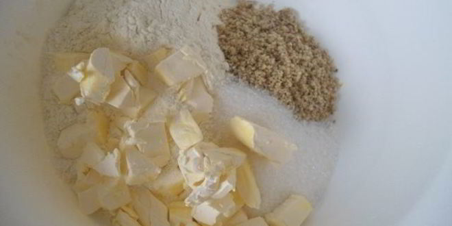 Рецепт яблочного тарта с ванильным кремом