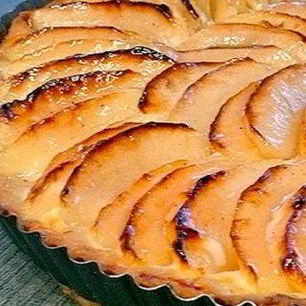 Рецепт Яблочного тарта со сметаной