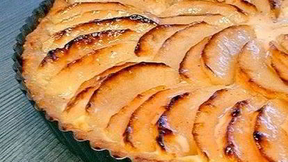 Рецепт Яблочного тарта со сметаной