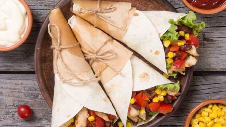 Рецепт тортильи по-мексикански с кукурузой и фасолью