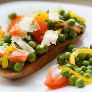 Рецепт Бобов на тосте