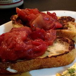 Рецепт Французских тостов с яблоками и сливами