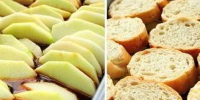 Рецепт французских тостов с яблоками и виски