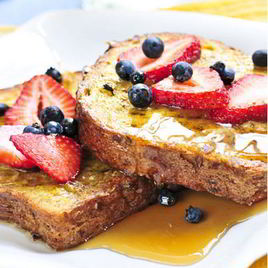 Рецепт Французских тостов с ягодами