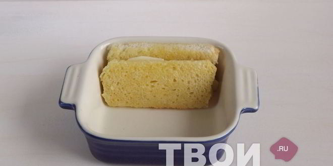 Рецепт французских тостов, запеченных с яблоком