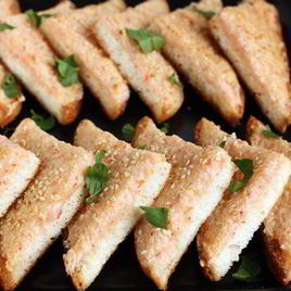 Рецепт Креветочных тостов