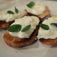 Рецепт Лимонного творожка на тосте