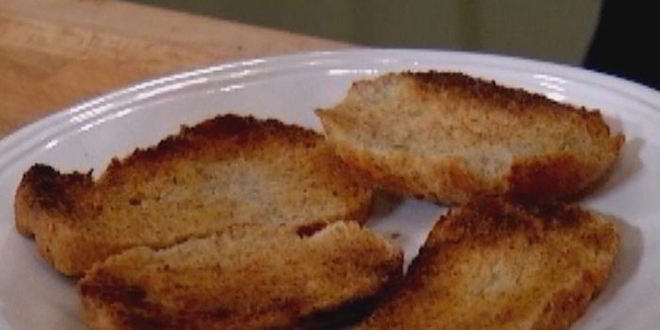 Рецепт лимонного творожка на тосте