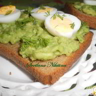 Рецепт Ржаных тостов с авокадо