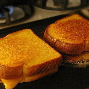 Рецепт Сырных тостов на сковородке