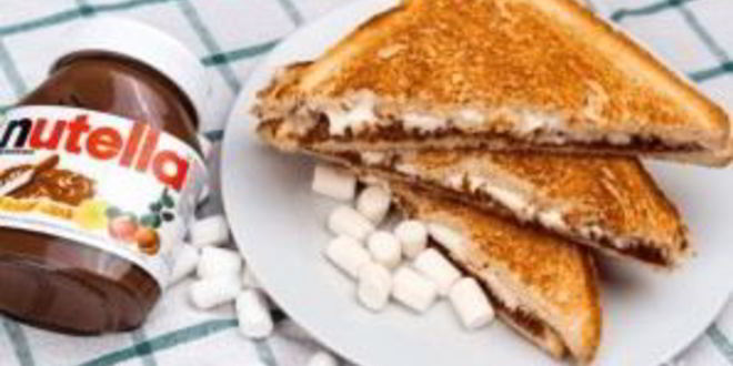 Рецепт тоста с нутеллой и маршмеллоу