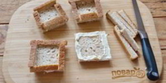 Рецепт тостов карбонара