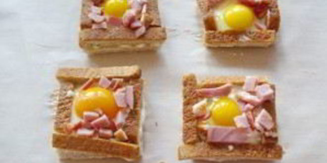 Рецепт тостов карбонара