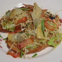 Рецепт Тостов с чечевицей и капустой