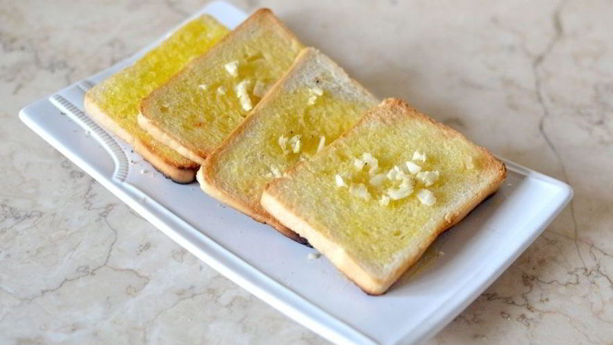 Рецепт тостов с чесноком