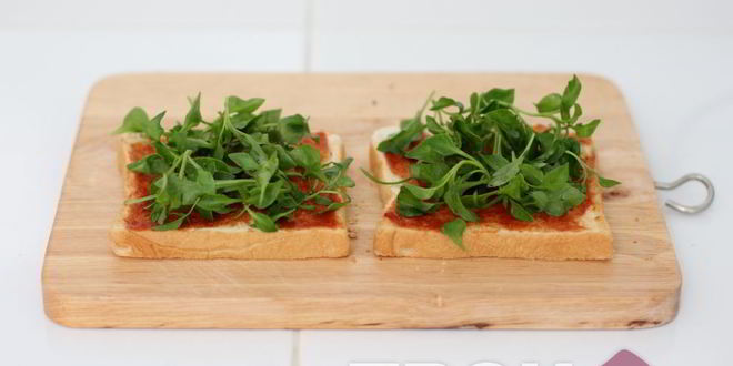 Рецепт тостов с креветками