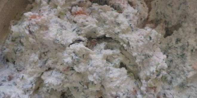 Рецепт тостов с творожно-лососевой начинкой