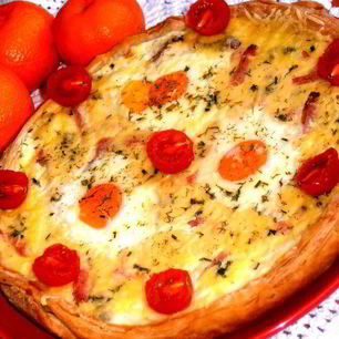 Рецепт Глазуньи в съедобной сковородке